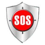 sos emergency 'gps bodyguard' android application logo